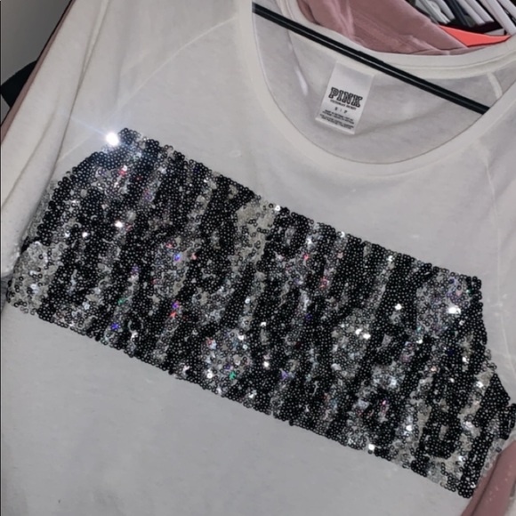 PINK Victoria's Secret Sweaters - Small PINK bling sweater